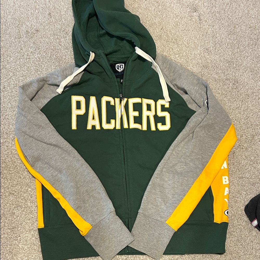 Green Packers Zip-Up Hoodie by NFL Team